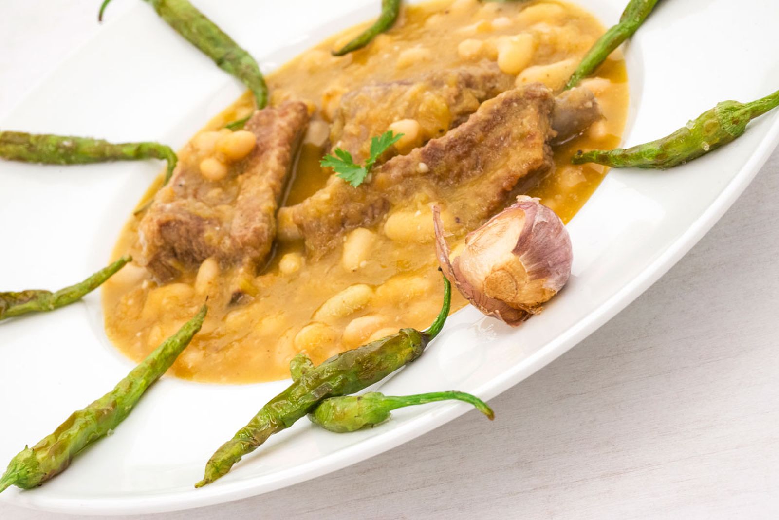 5220 Pochas con costilla de cerdo (605) xl