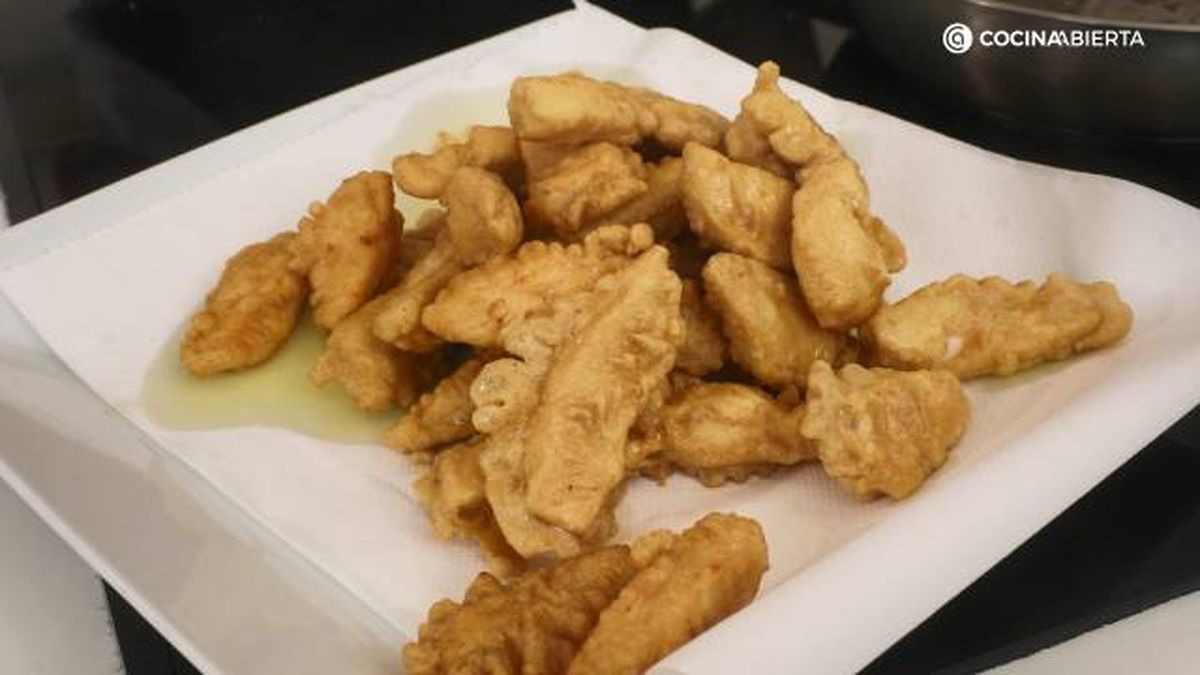 Marcilla pollo frito tempura cafe paso papel