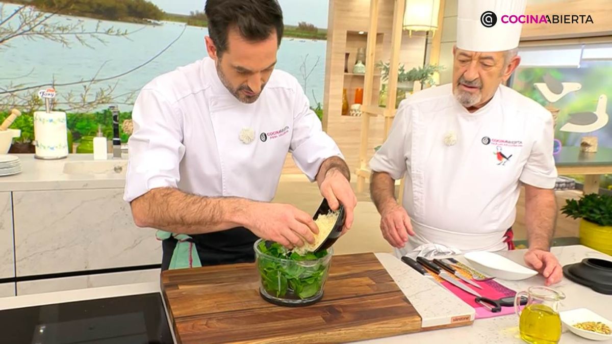 Una opción original con pistachos y perejil