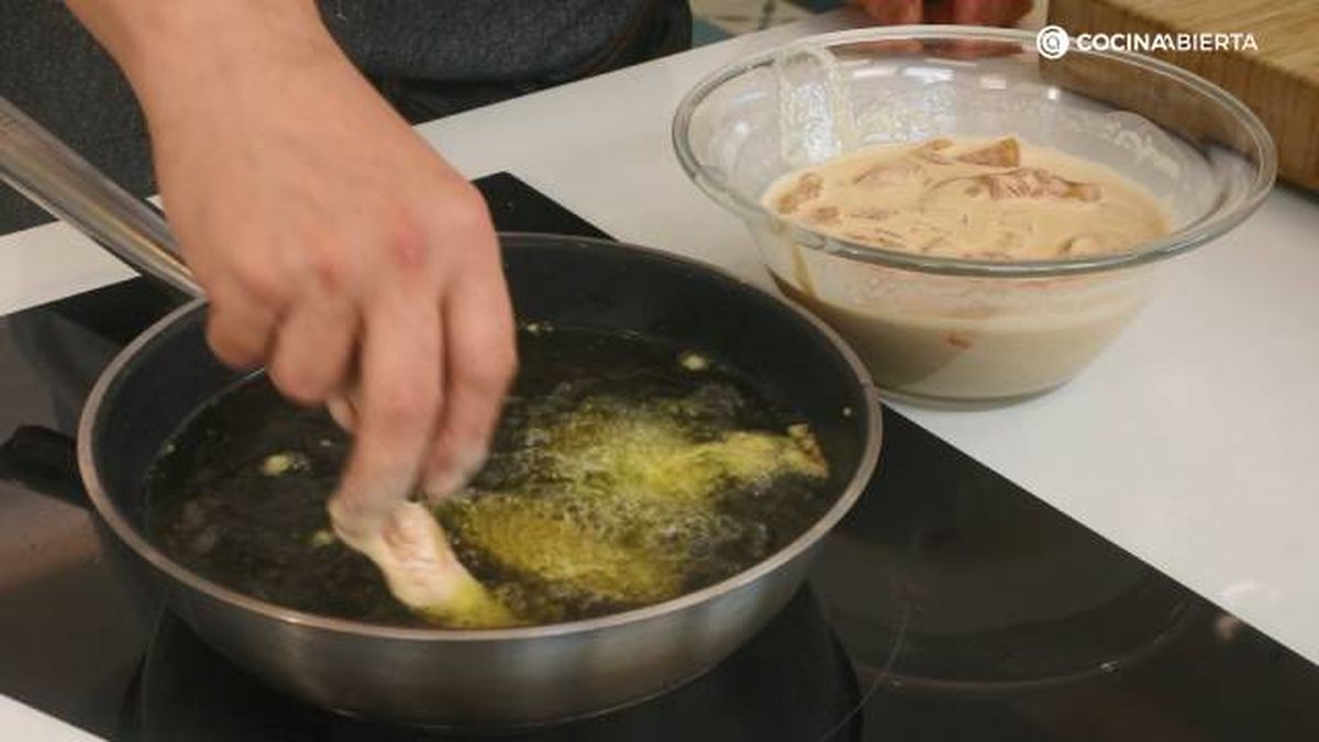 Marcilla pollo frito tempura cafe paso 4