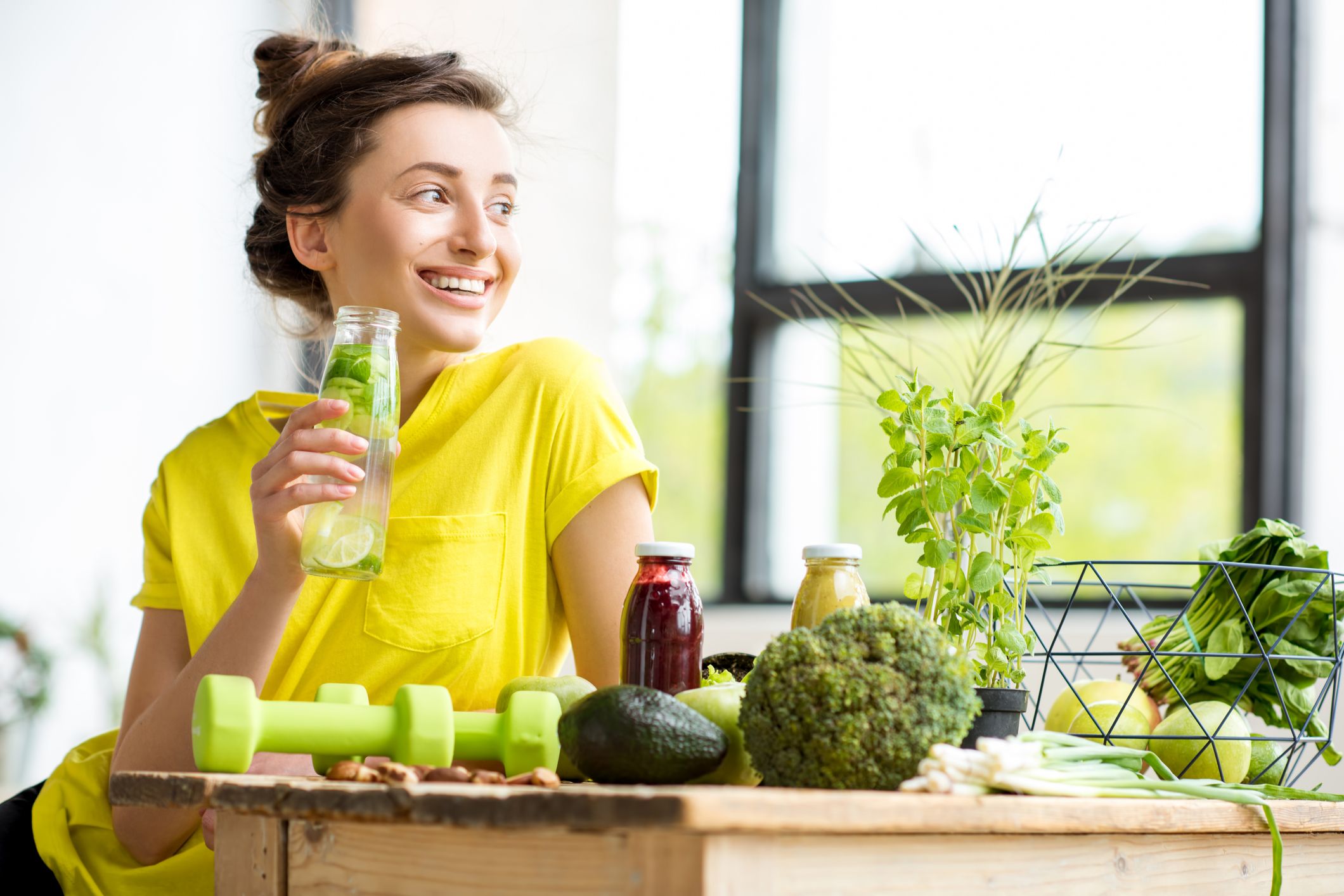 comer sano hacer ejercicio en el hogar