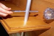 Cómo hacer una estantería de madera y metal paso 8