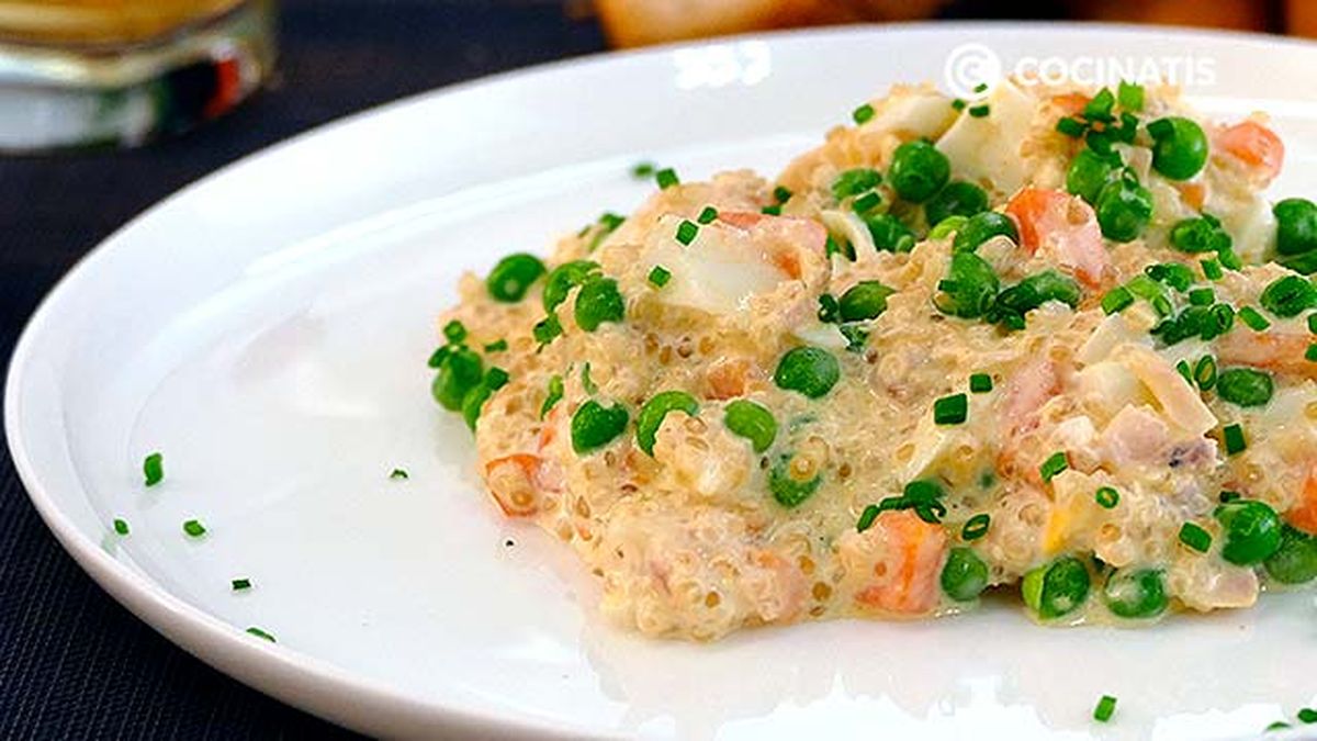 Receta de ensaladilla de quinoa  paso 6