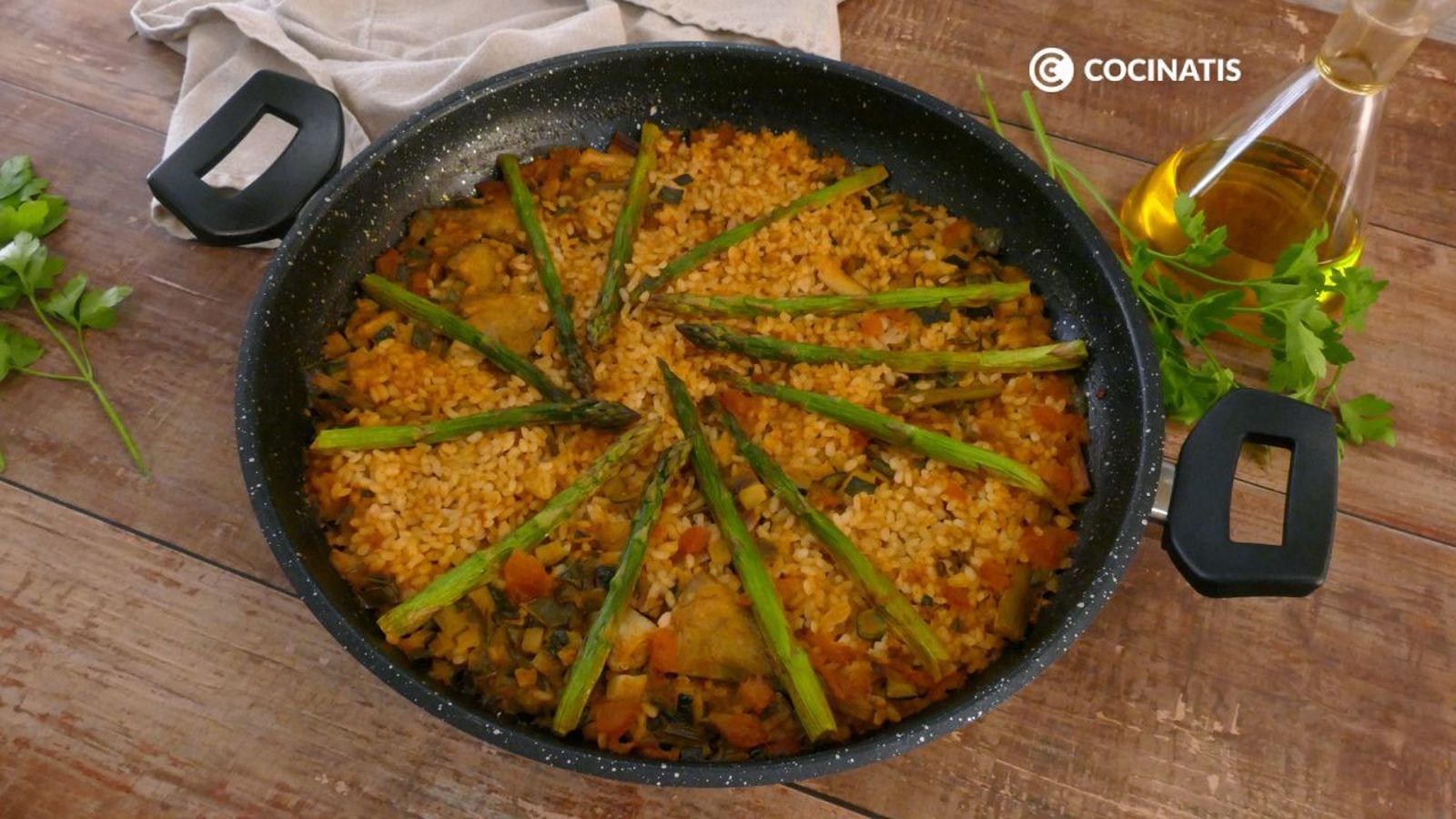 Paella de verduras