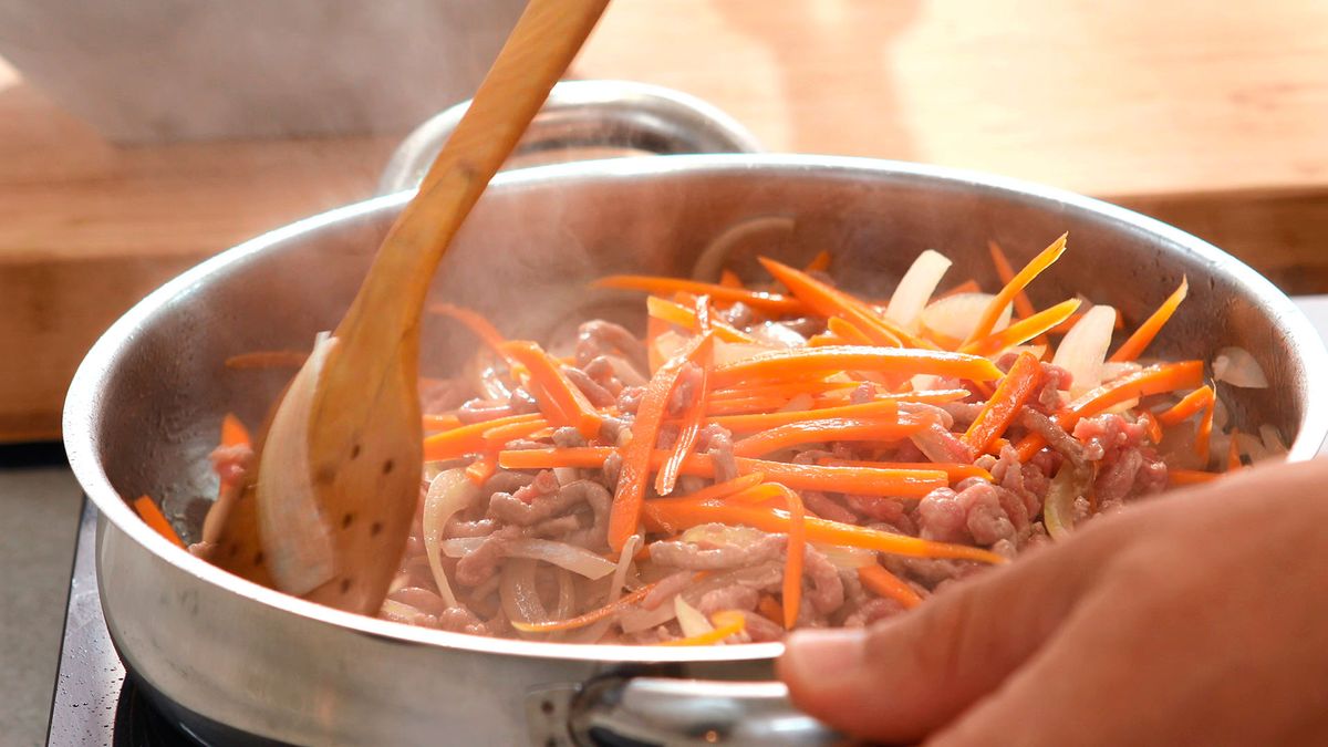 Rollitos de primavera al horno   Paso 2