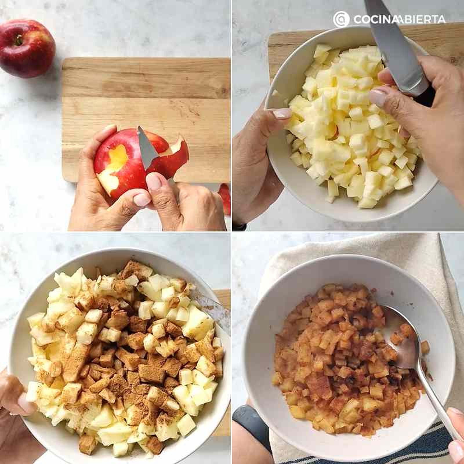 Paso a paso para hacer el relleno de las empanadillas