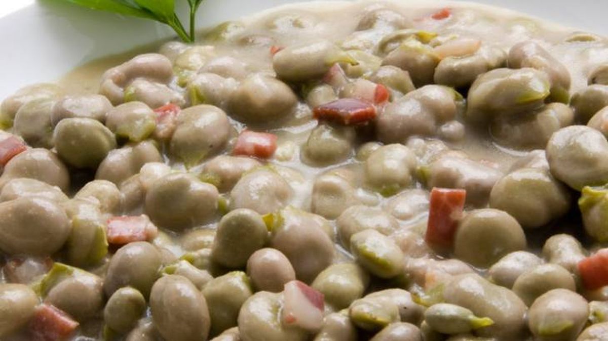 habas con jamon plato tipico Granada receta karlos arguinano