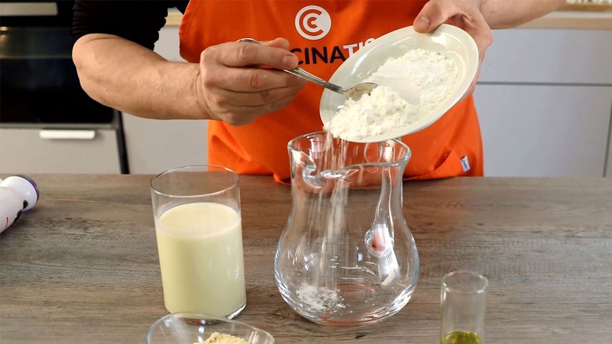 Receta de crepes veganos con relleno de setas y pipas de girasol  paso 3