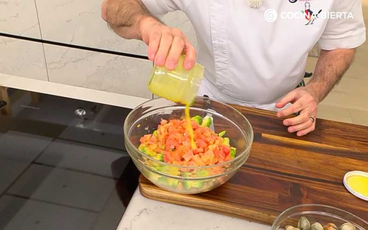 Prepara la vinagreta