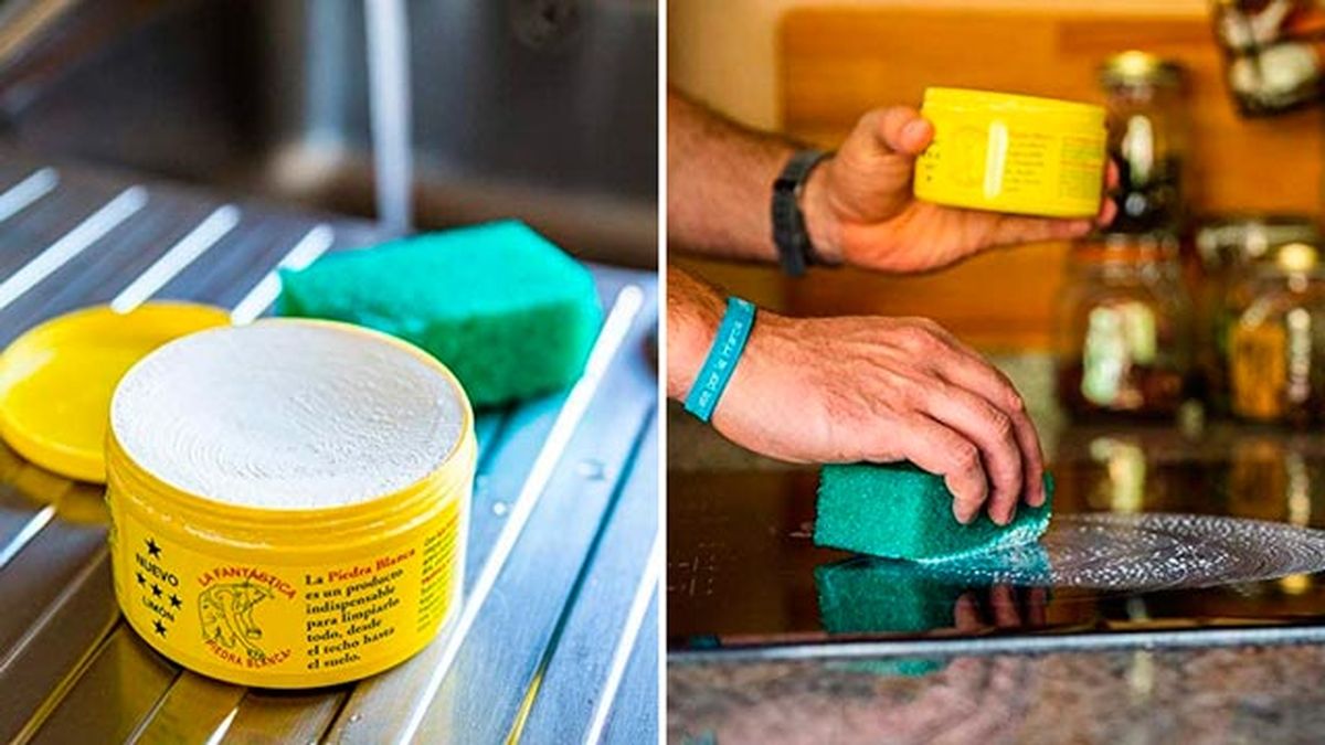 En la imagen vemos cómo se usa La Fantástica Piedra Blanca