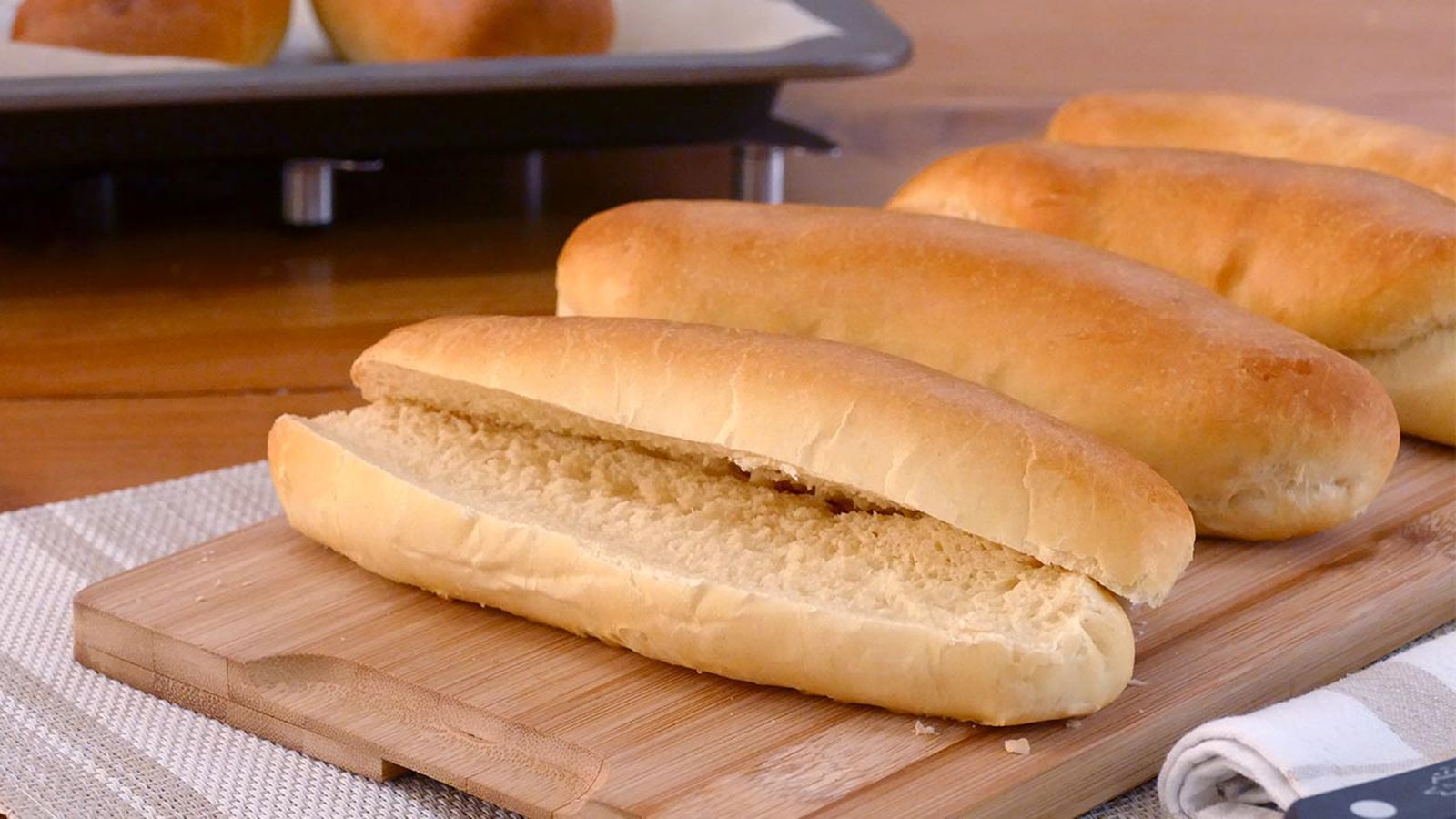 Cómo hacer pan de hot dog