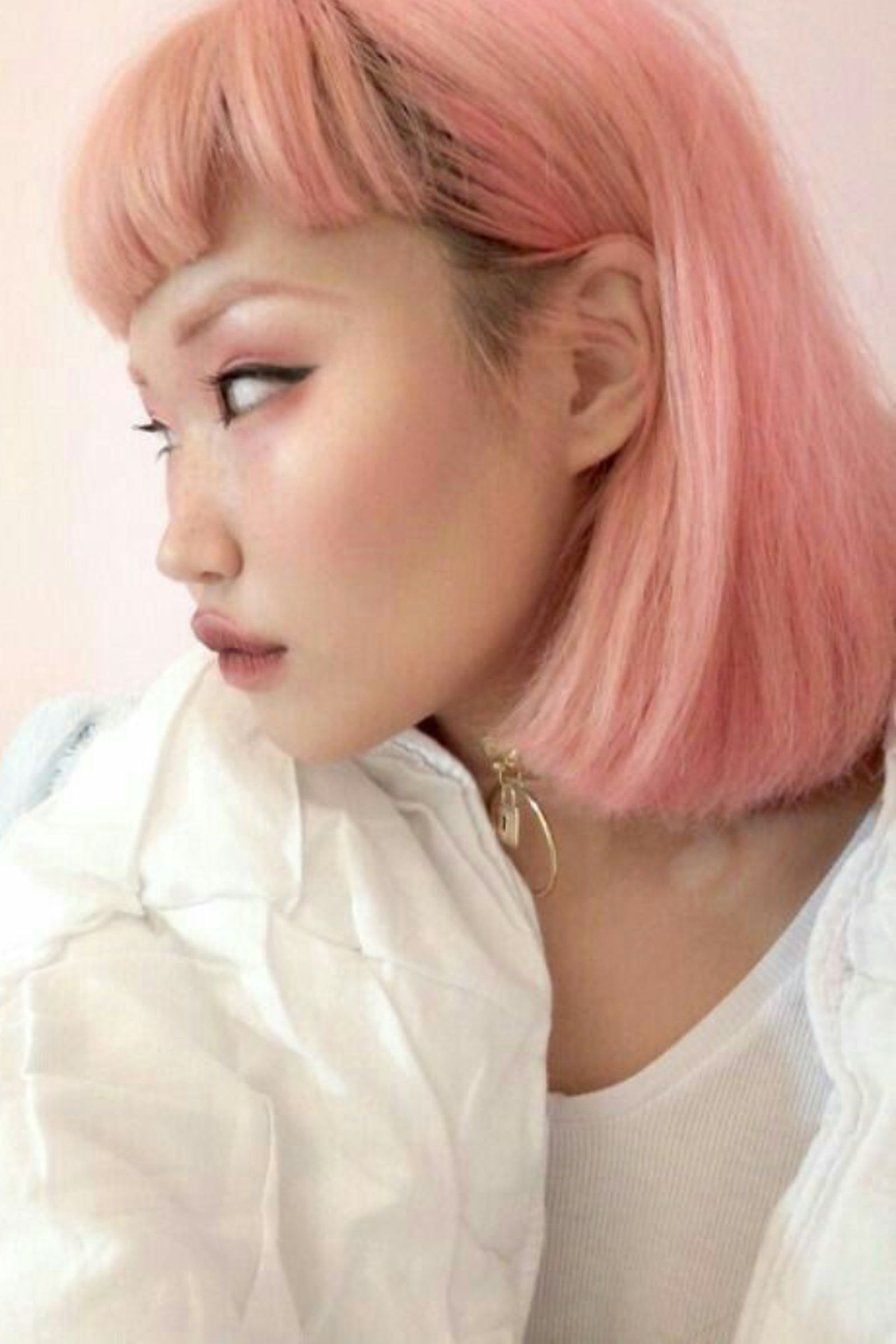 pelo rosa bob