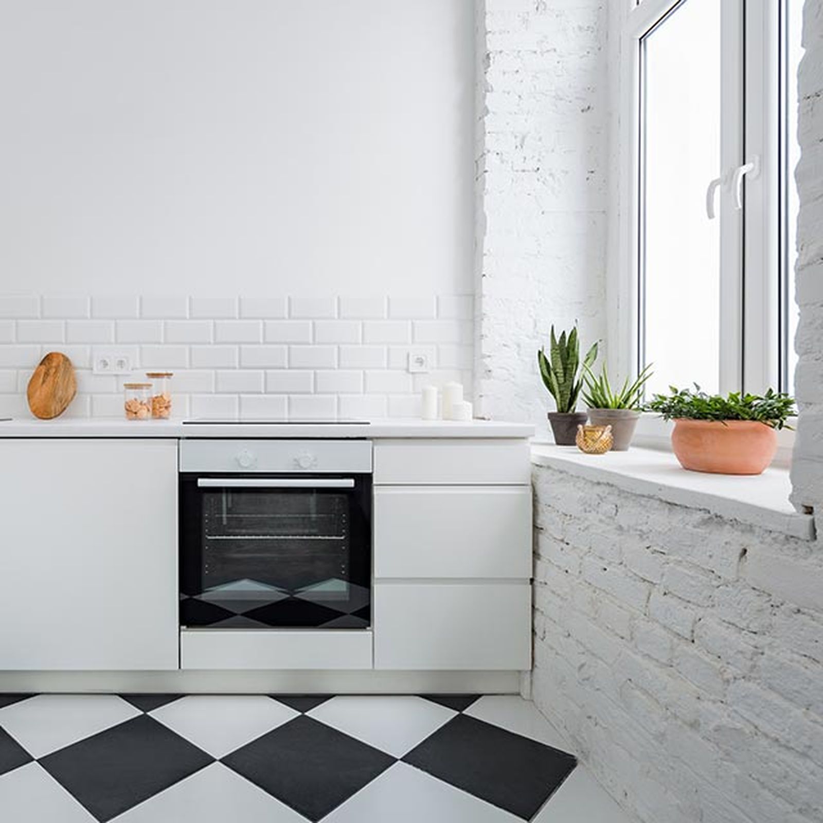 como decorar cocina blanca cocina pequena 1