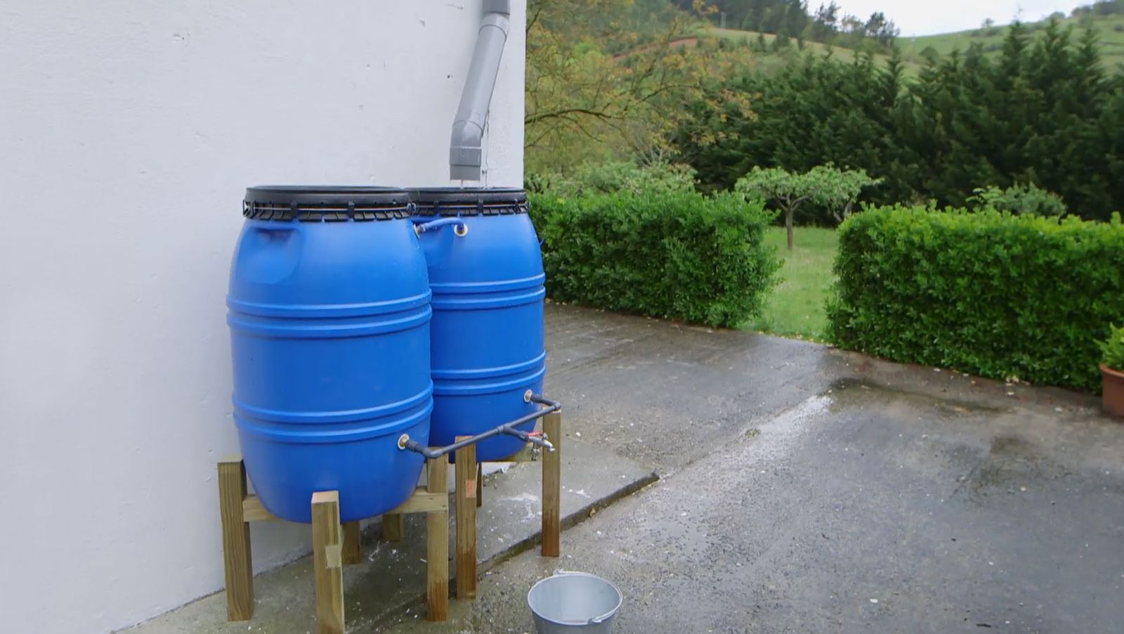 Instalación de depósitos para recoger agua de lluvia paso 11