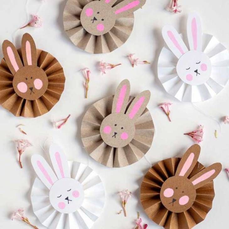 conejitos de papel pinterest Asesora Digital