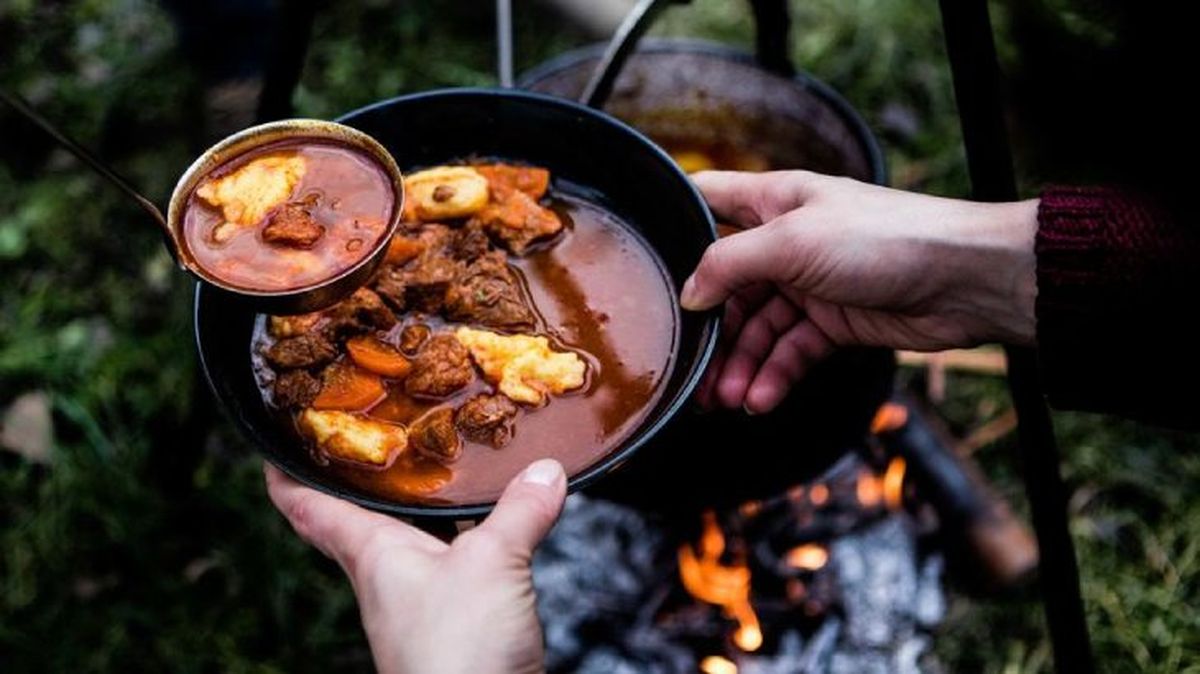 Cobanac o guiso de pastor, originario de la región de Eslavonia