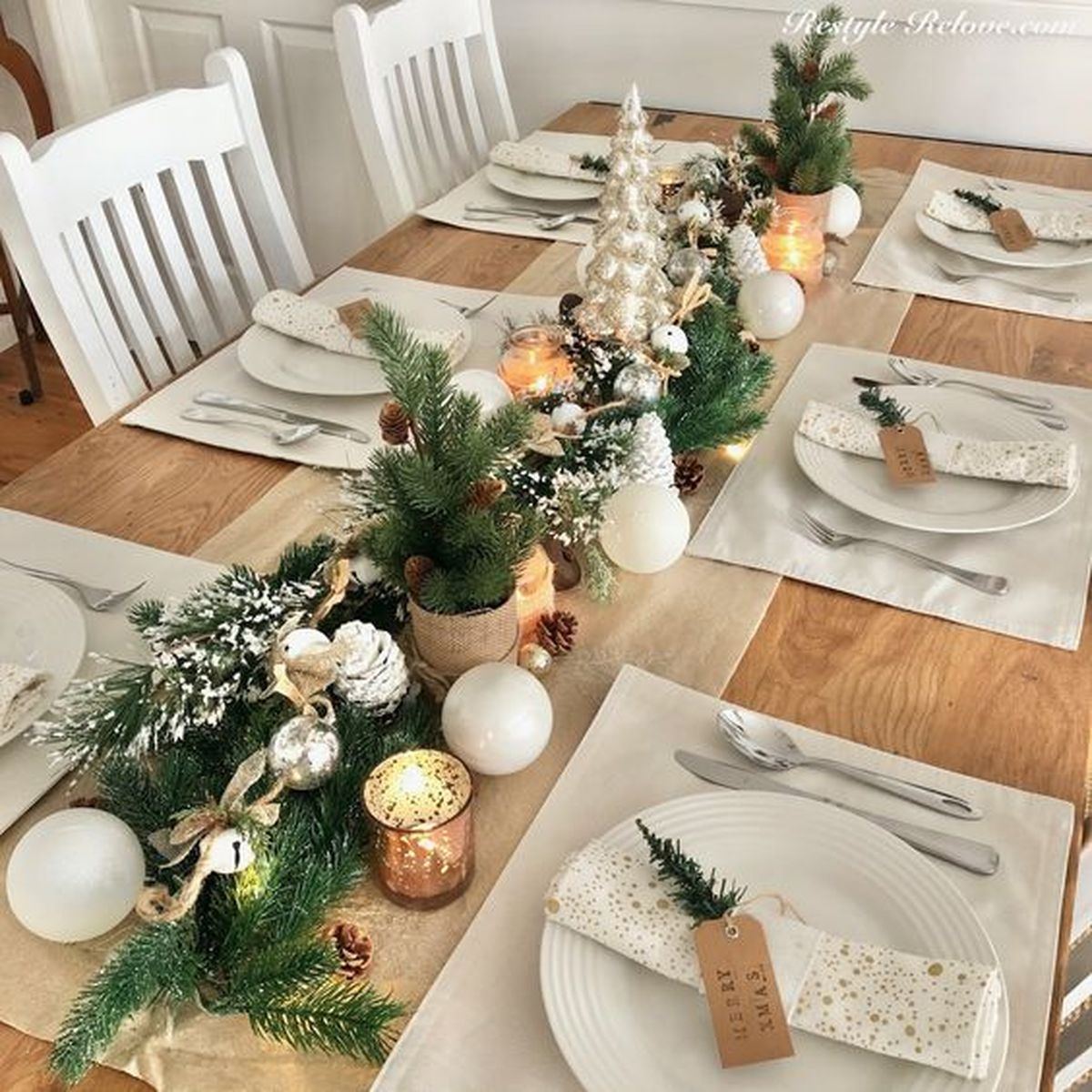 decoracion mesa navidad 2