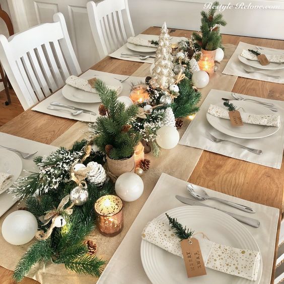 decoracion mesa navidad 2