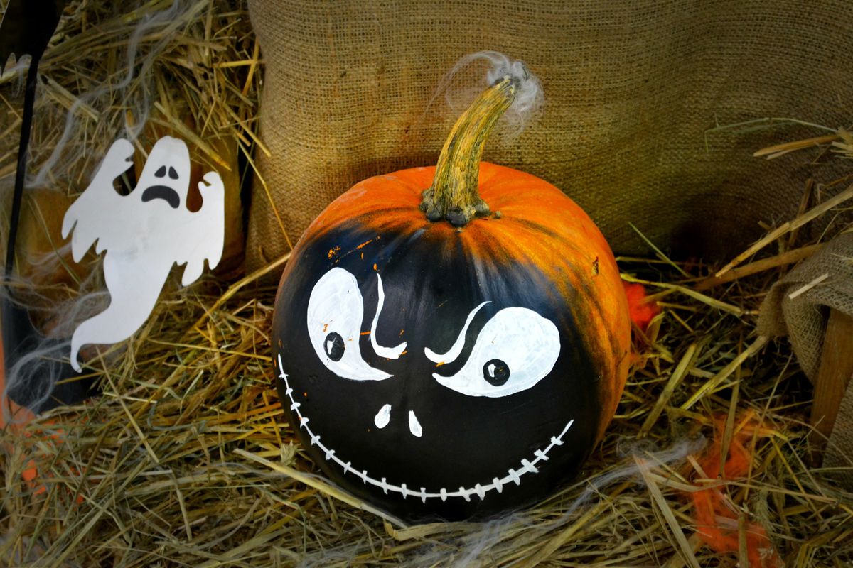 Decoración original con calabazas 8