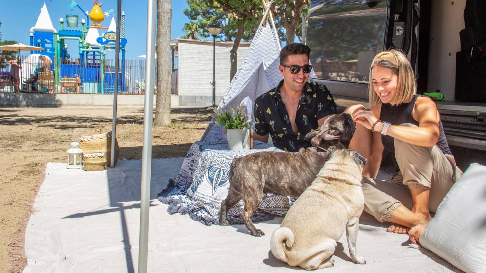 Camping dogfriendly admite mascotas Sanguli Salou Tarragona