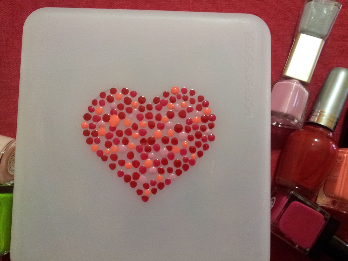 decoracion pintaunas rojo rosa naranja lila