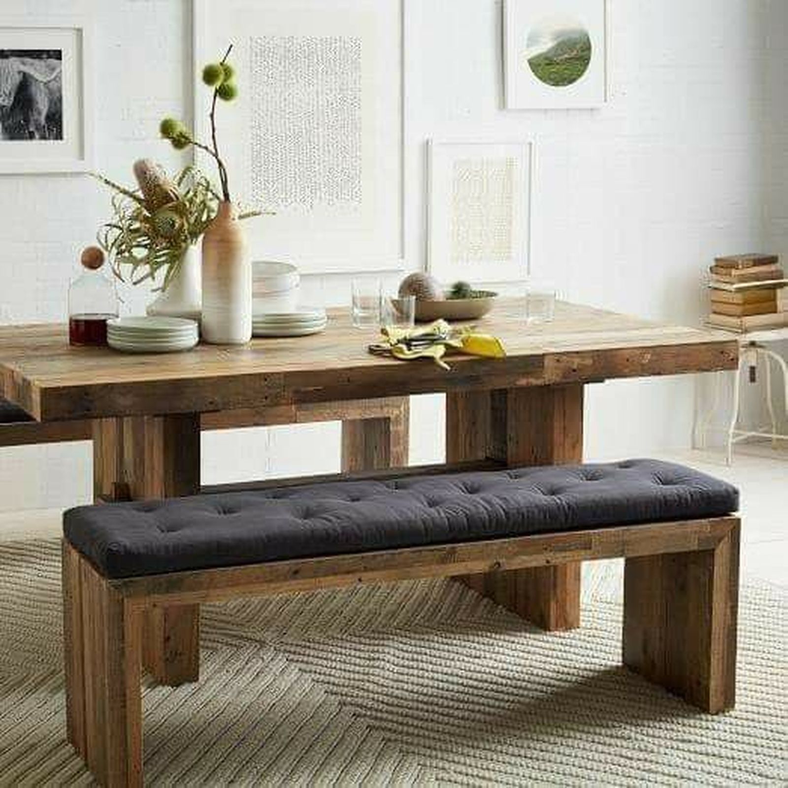 comedor con banca nordico 1