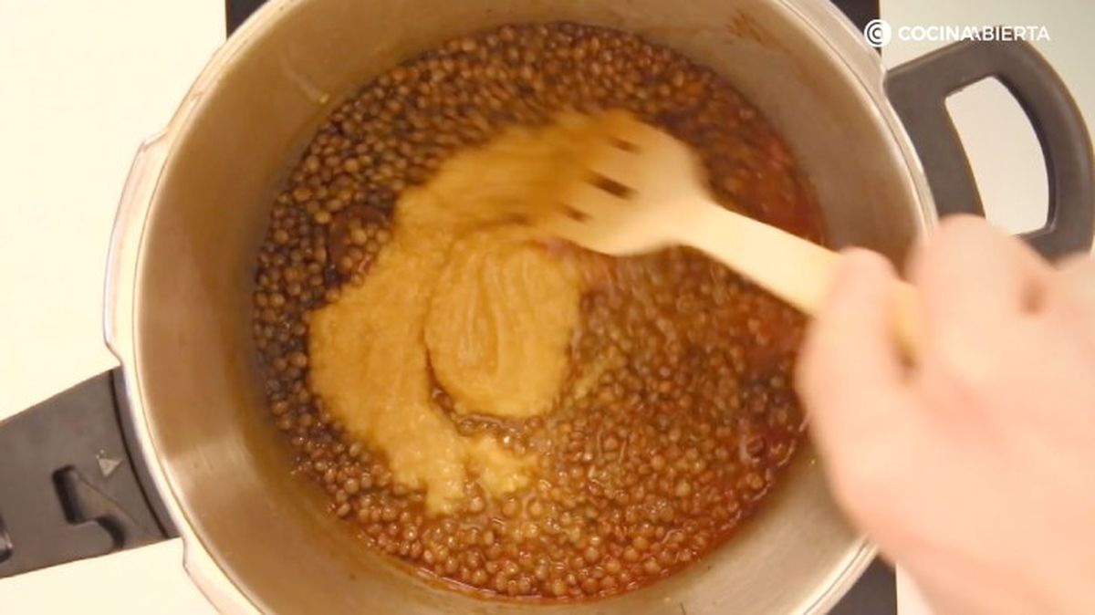 lentejas con chorizo receta paso a paso