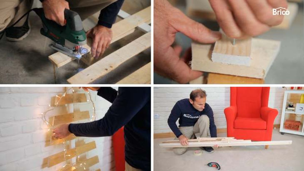 Brico 931 como hacer un arbol de navidad con palets 2