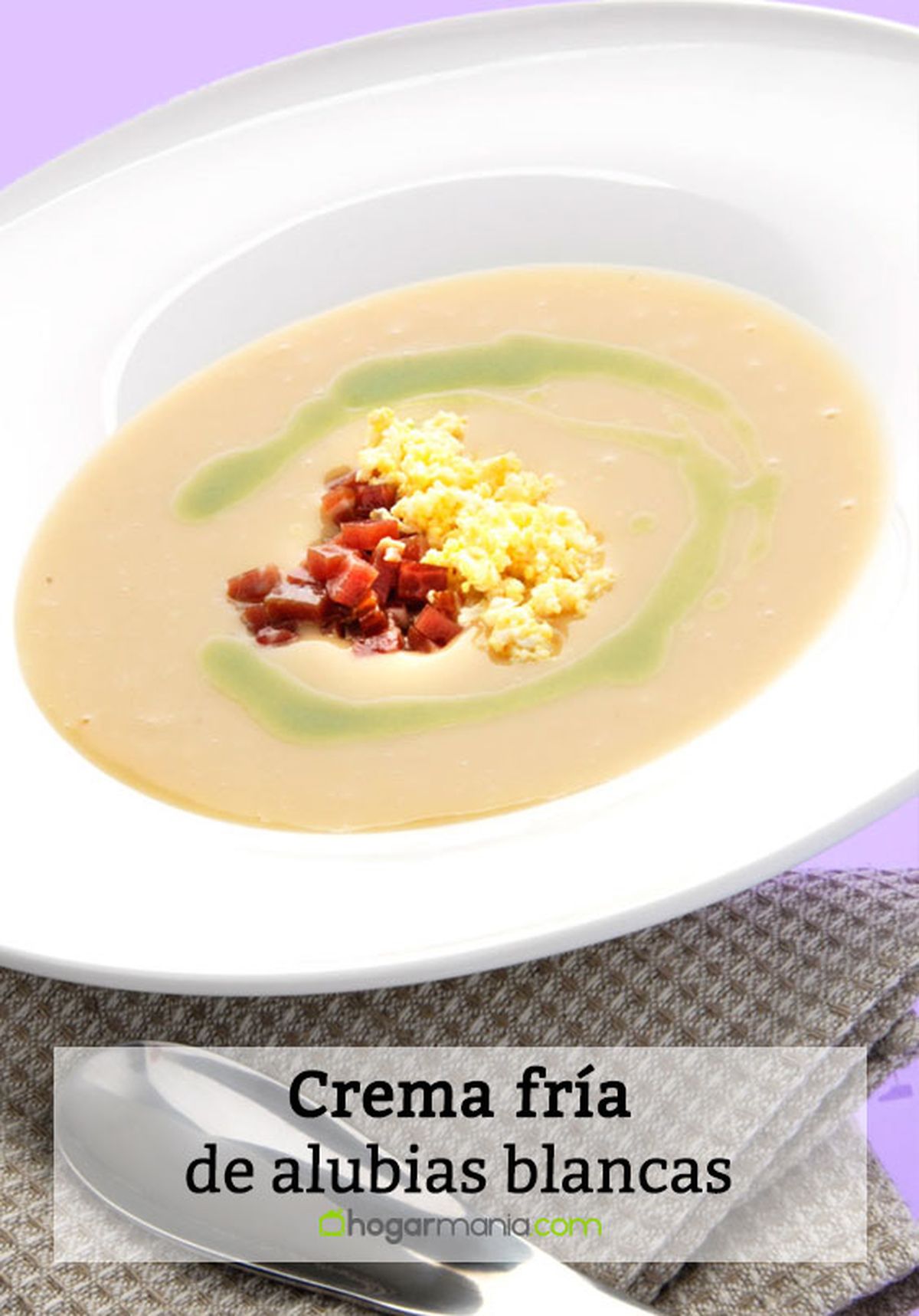 crema fria de alubias blancas pin