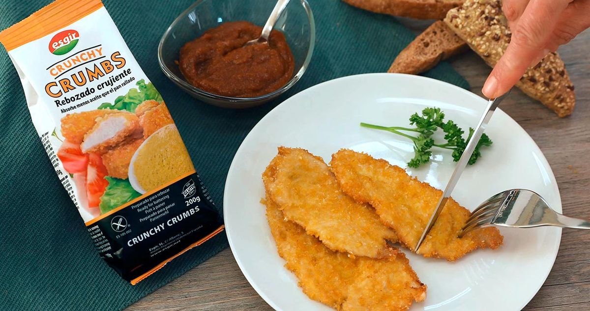 Receta de pechugas de pollo rebozadas con salsa barbacoa  paso 4