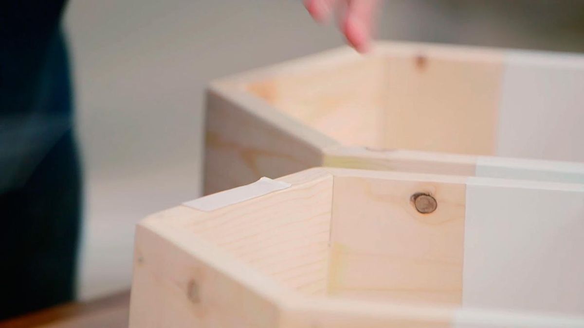 Cómo hacer baldas hexagonales paso 10