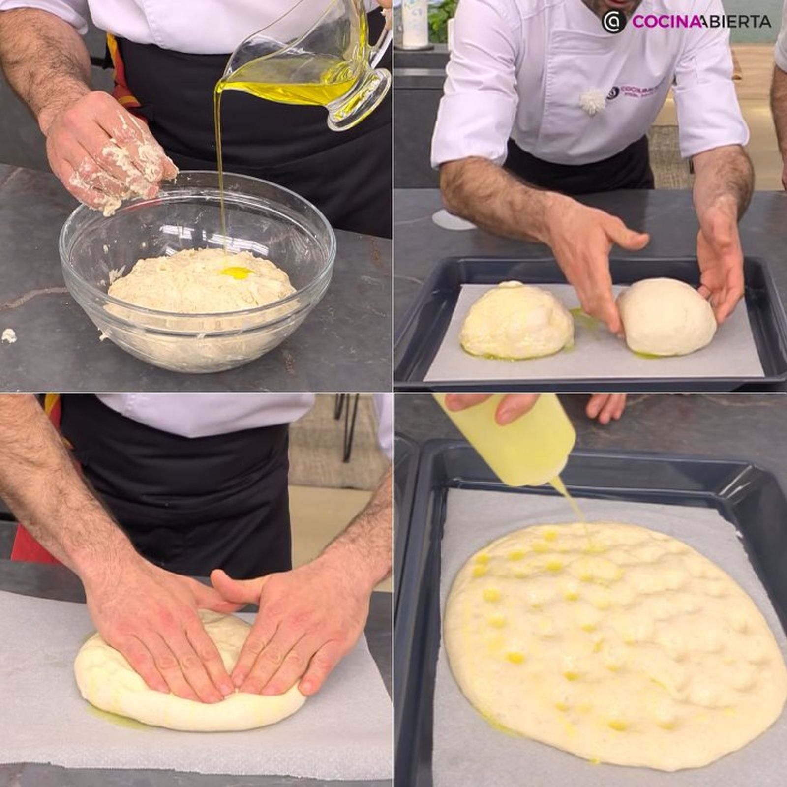 pan de aceite torta de aranda pasos