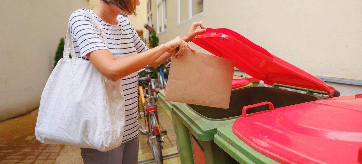 Es muy importante quitar la etiqueta de los paquetes antes de reciclarlos