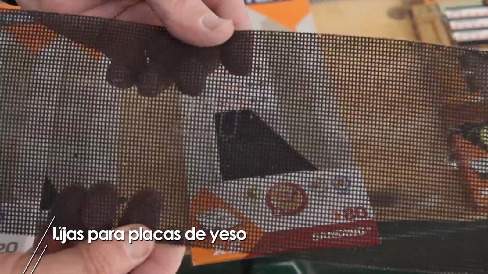 Lijas para placas de yeso laminado