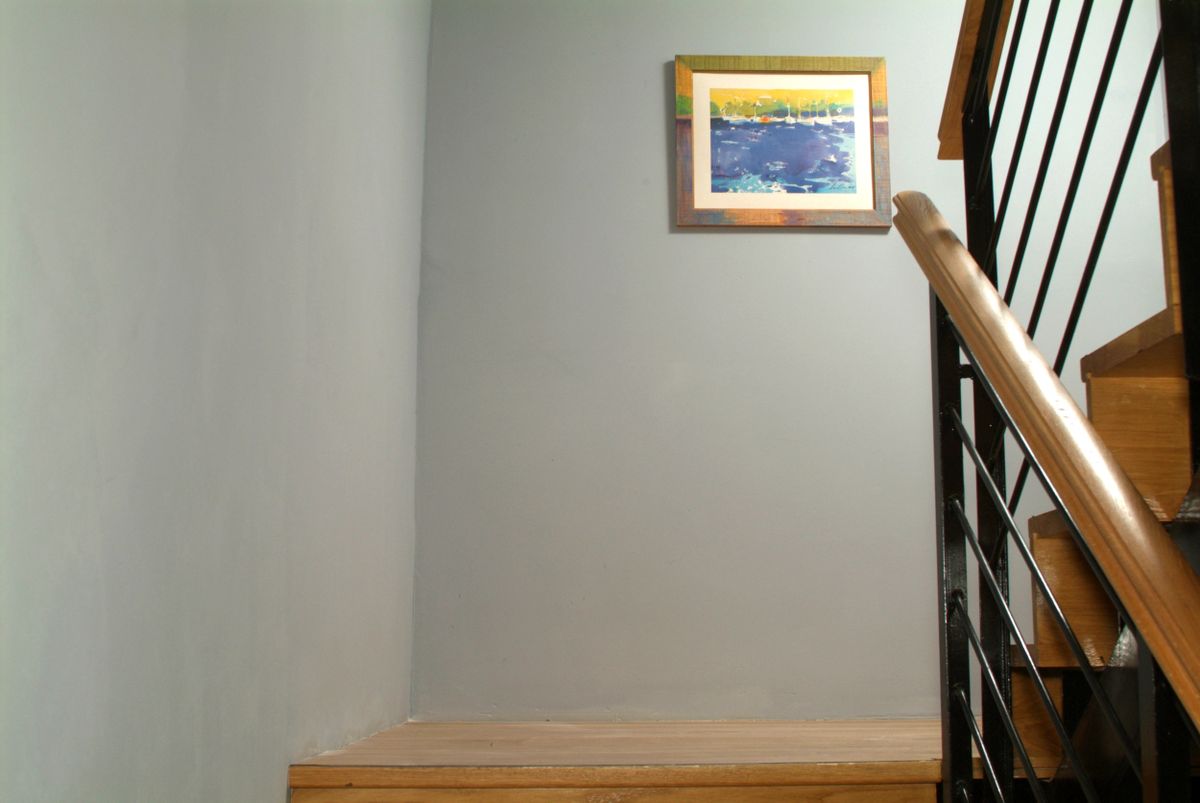 Pintar pared de escalera
