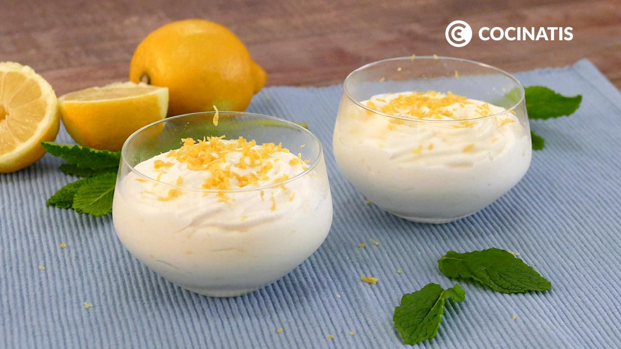 Receta de mousse de limón