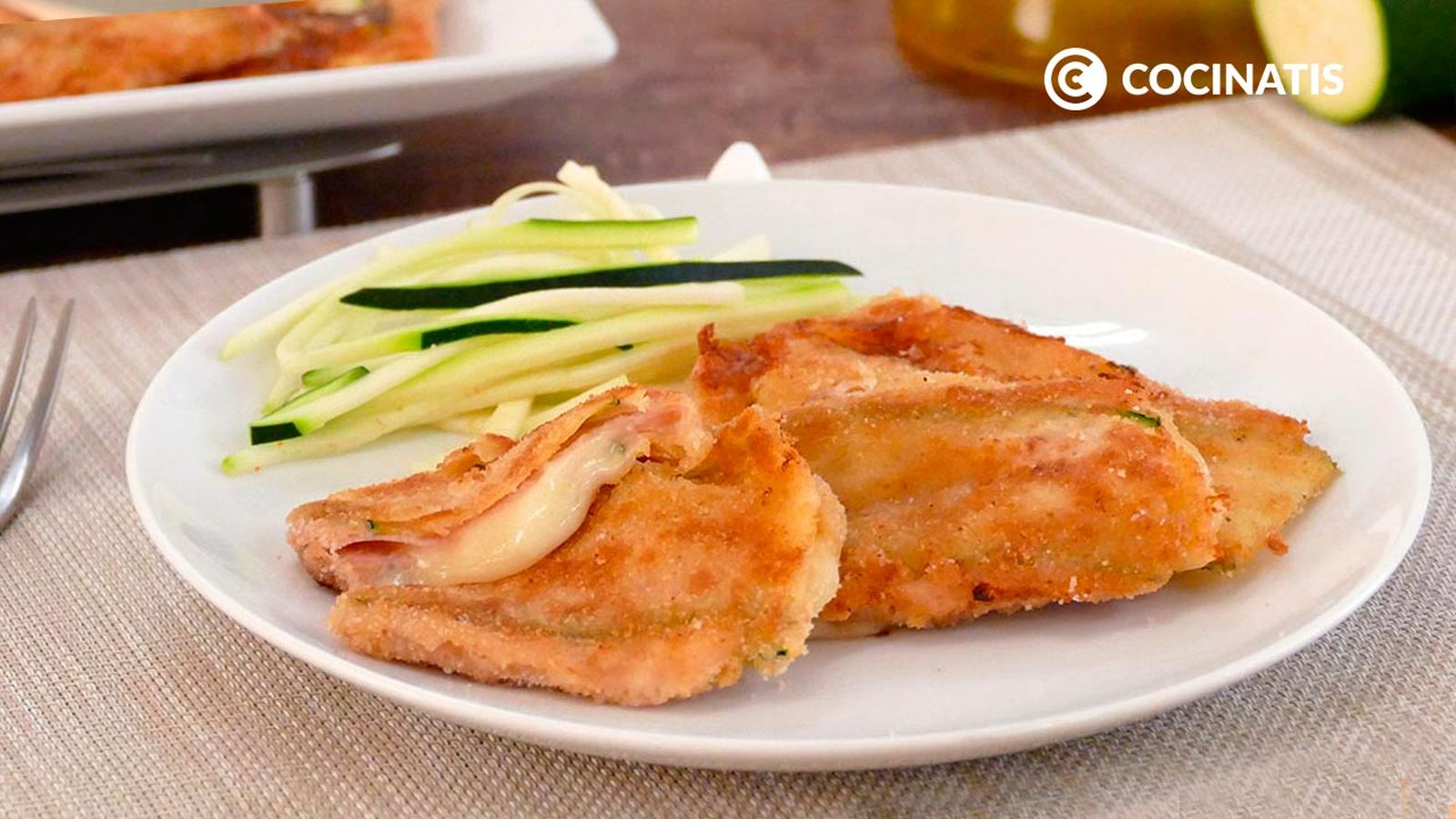 Receta de San Jacobos de calabacín