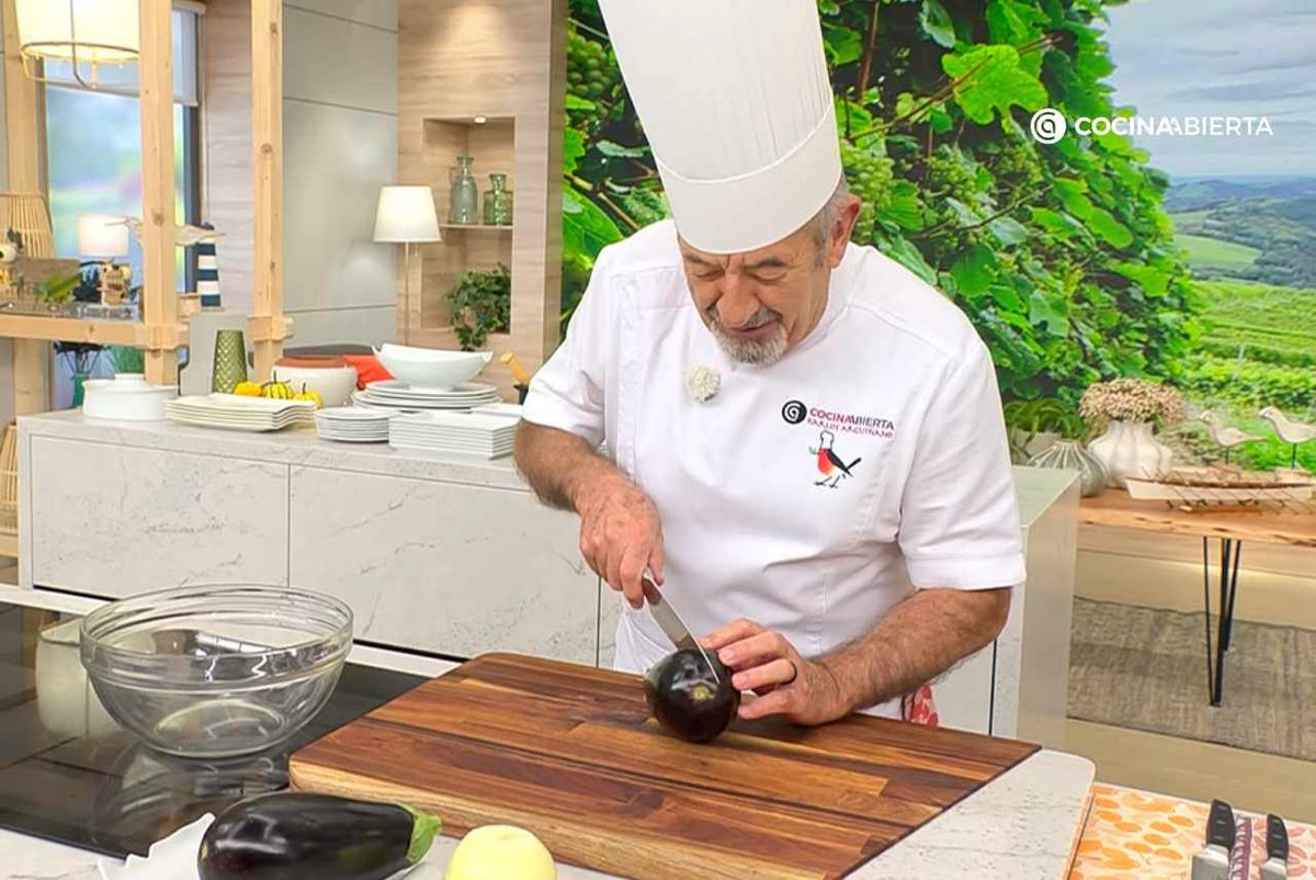 El truco de Karlos Arguiñano para cocer berenjenas en 10 minutos