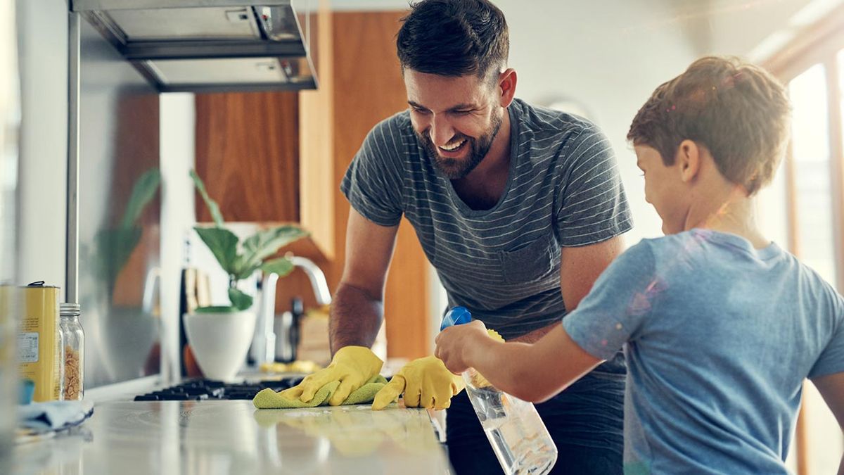 limpiar la casa en un dia