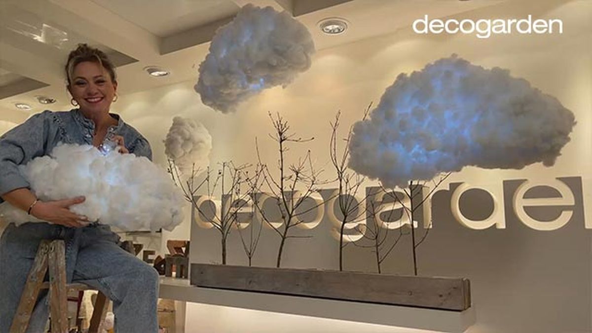 lampara forma nube paso 7