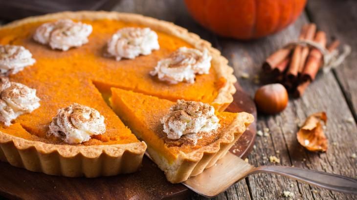tarta de calabaza cena tradicional accion de gracias