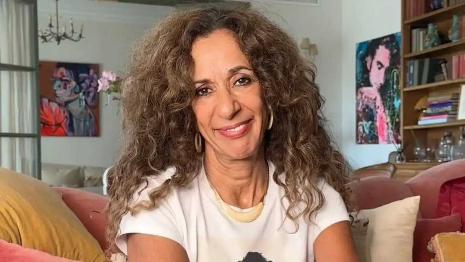 Rosario Flores en su hogar.