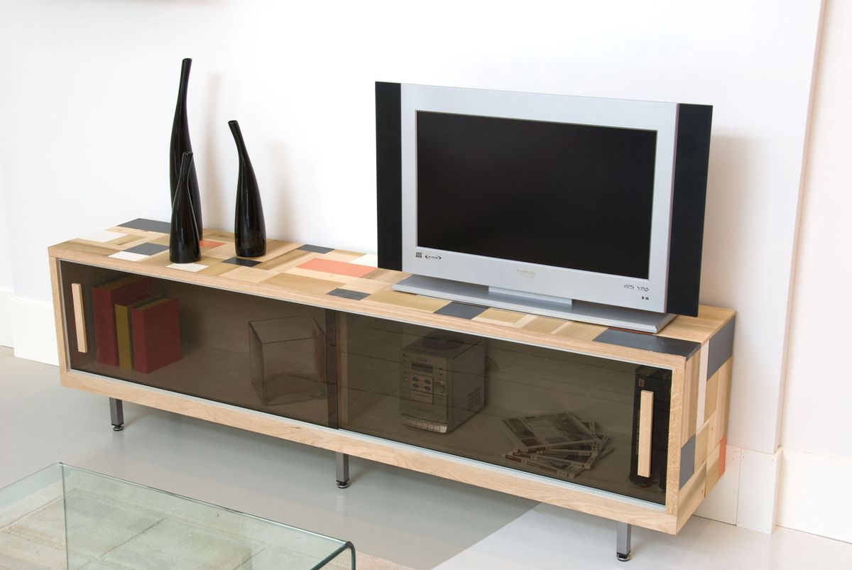 Transformar escobero en mueble bajo de TV