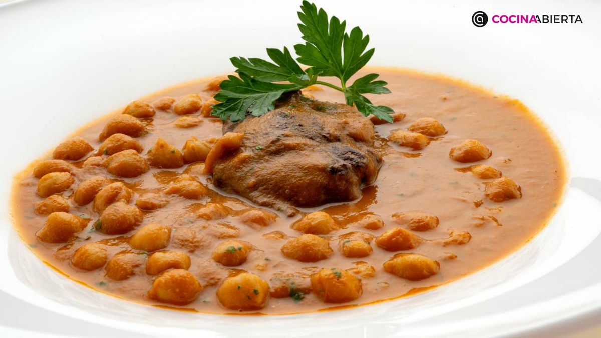 garbanzos con carrilleras de cerdo receta