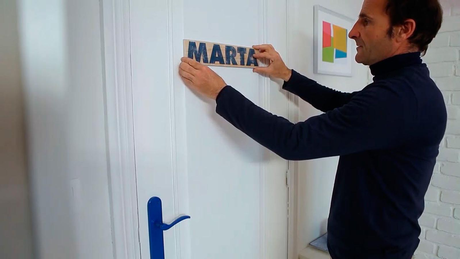 brico 950 cartel para puerta paso7