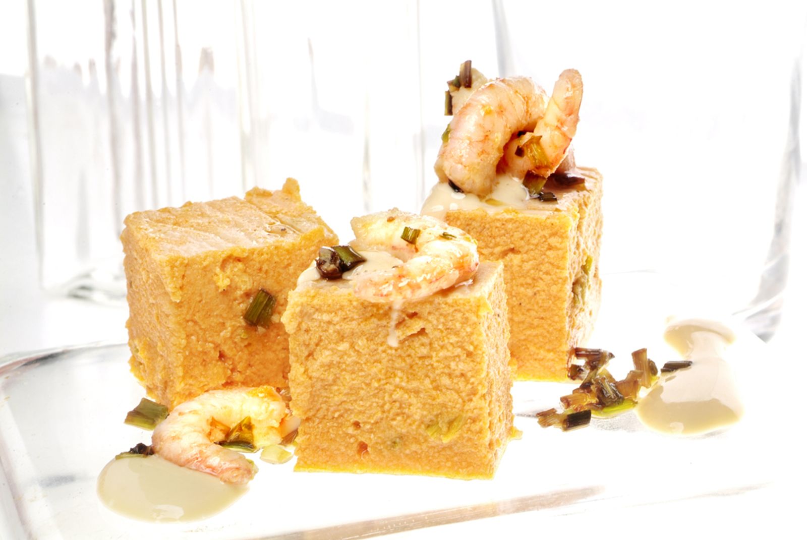 pudin de merluza y gambas xl