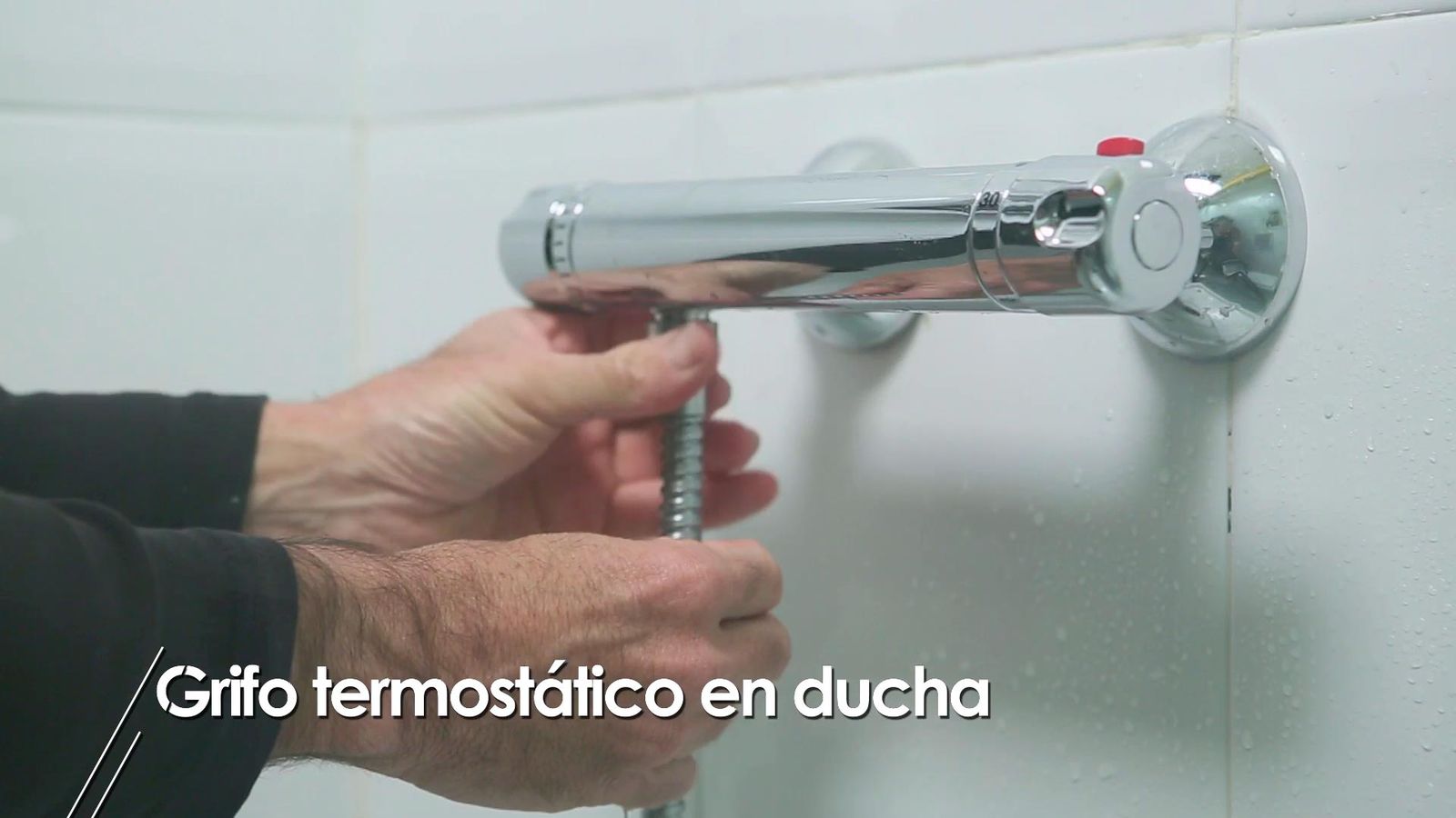 Cómo instalar un grifo termostático en la ducha paso 6