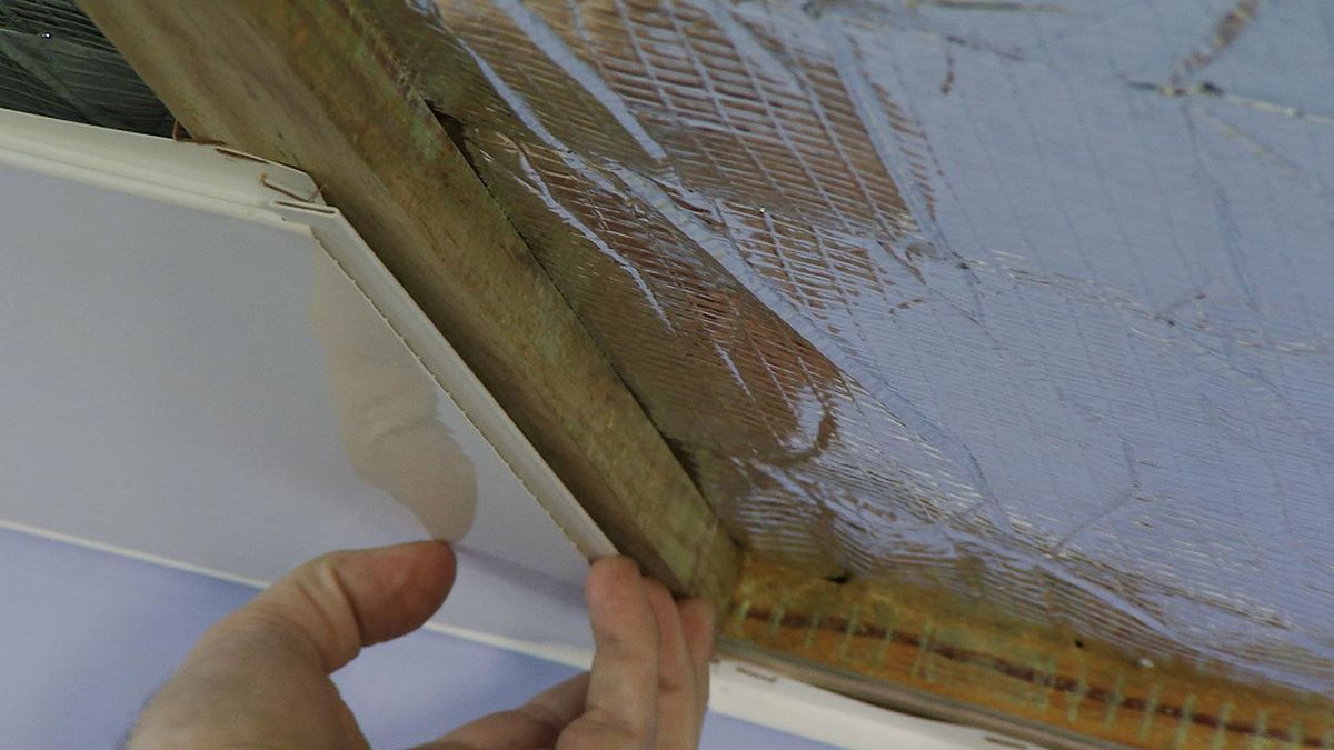 Revestimiento de techo paso 8