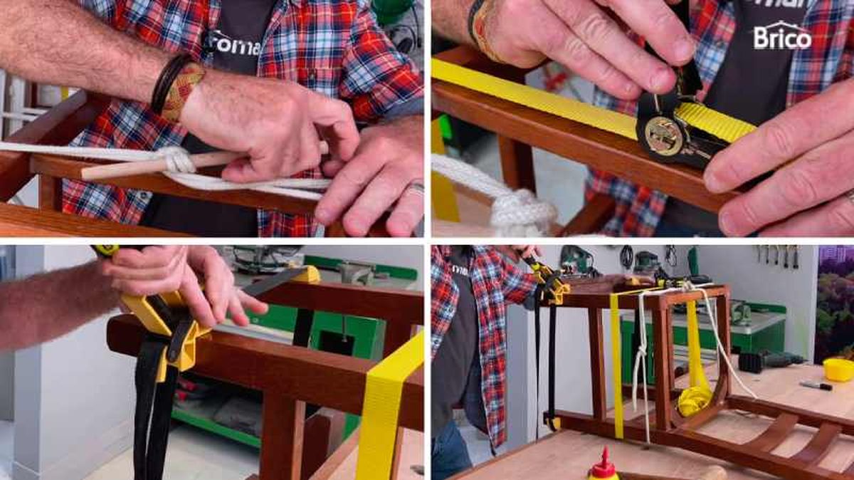 Reforzar la fijación hasta que el adhesivo haga efecto