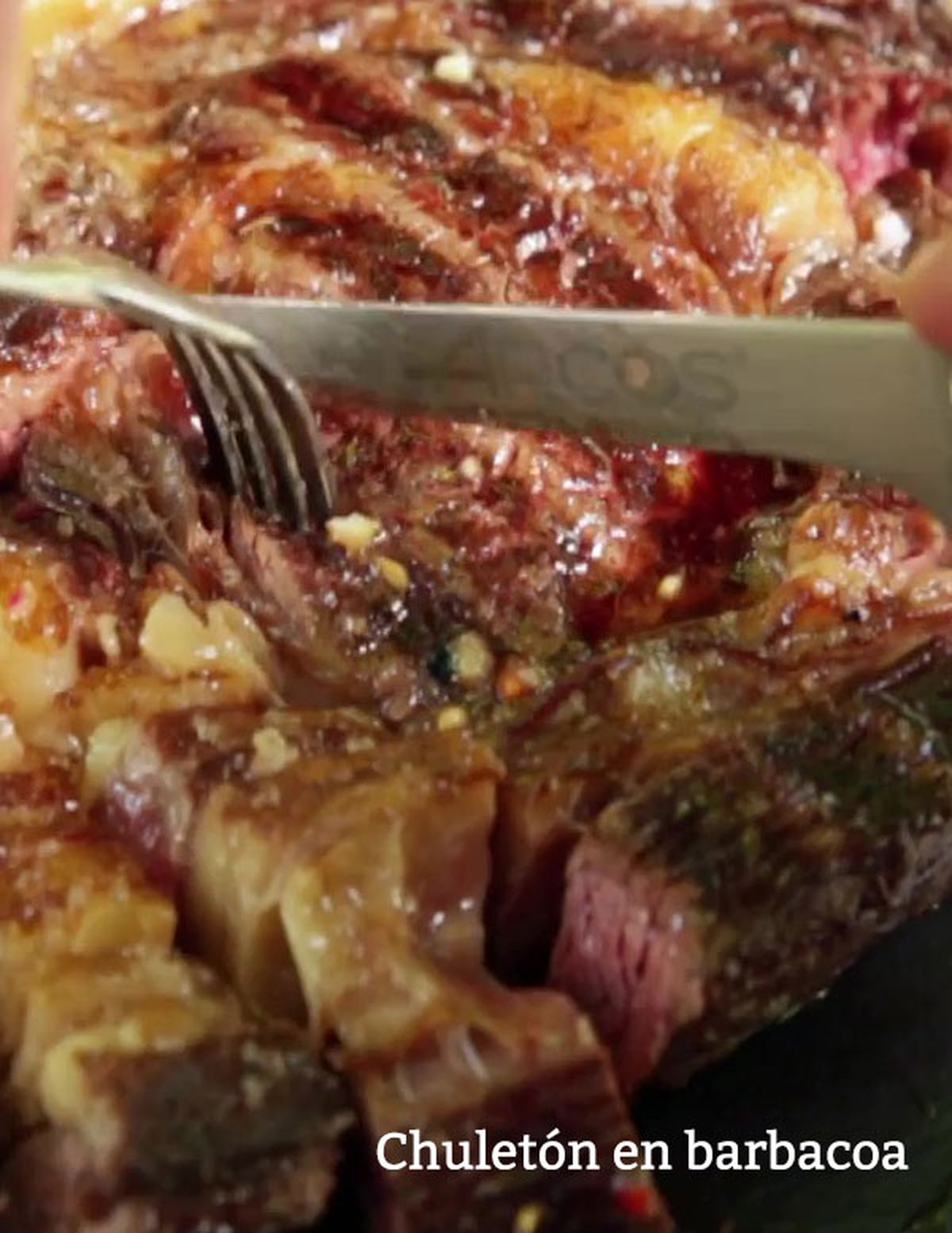 chuleton barbacoa vertical
